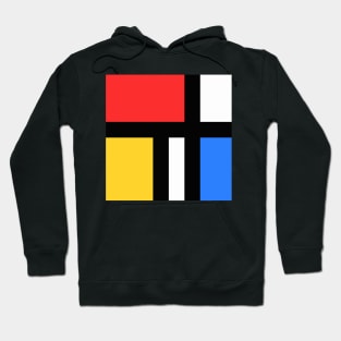 Mondrian colors Hoodie